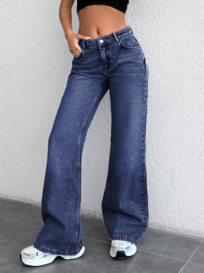 Wide-Leg Women's Jeans